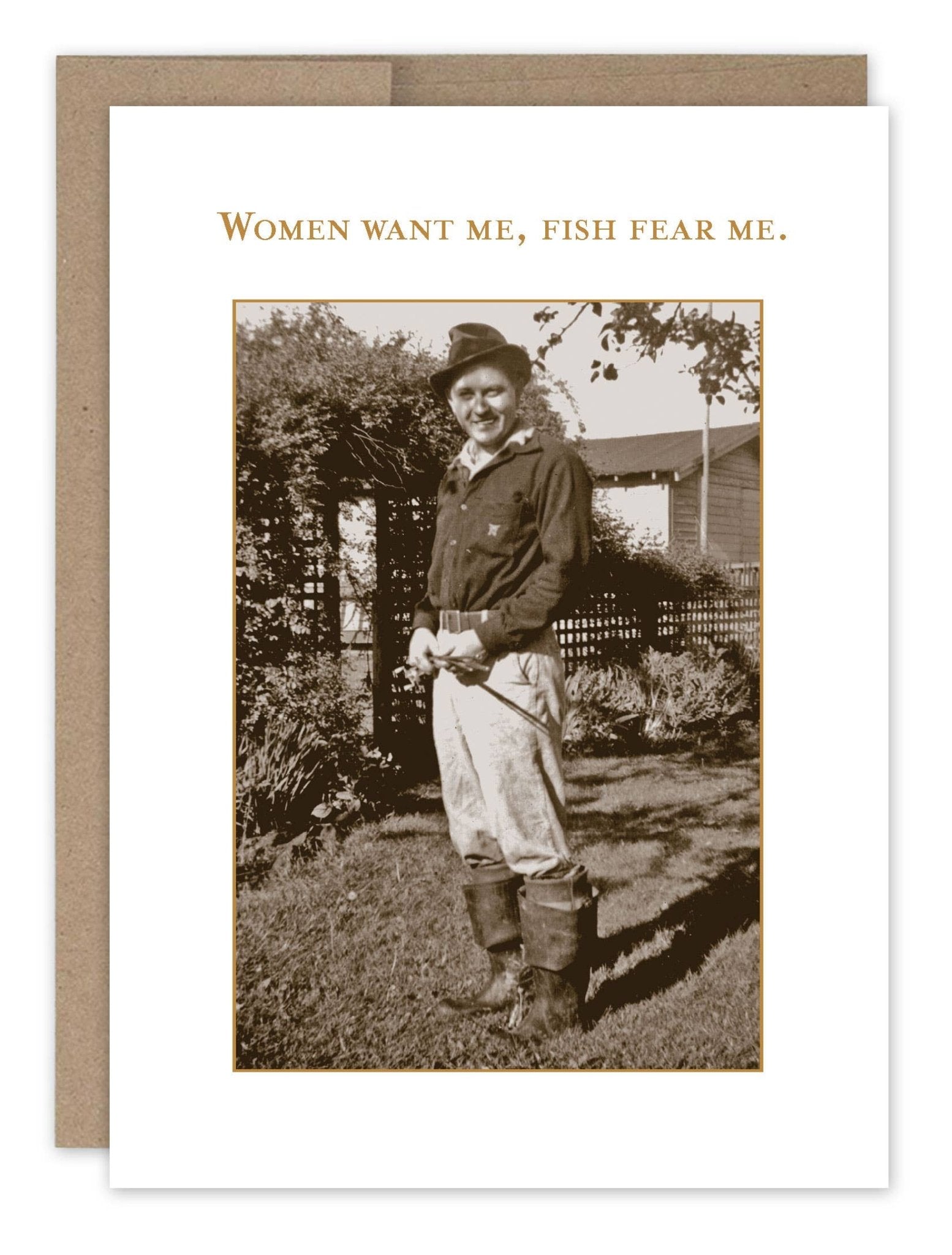 Fish Fear Me Birthday Card - Shannon Martin Design - 810098921008 - Sugar River Shoppe - 