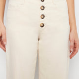 Front Button - Fly Crop Pants - Natural - Charlie B - 690178751202 - Sugar River Shoppe - 