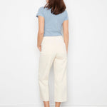 Front Button - Fly Crop Pants - Natural - Charlie B - 690178751202 - Sugar River Shoppe - 