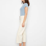Front Button - Fly Crop Pants - Natural - Charlie B - 690178751202 - Sugar River Shoppe - 