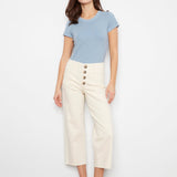 Front Button - Fly Crop Pants - Natural - Charlie B - 690178751202 - Sugar River Shoppe - 