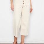 Front Button - Fly Crop Pants - Natural - Charlie B - 690178751202 - Sugar River Shoppe - 