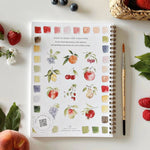 Fruit watercolor workbook - emily lex studio - 810139740674 - Sugar River Shoppe - 