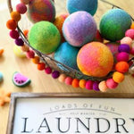 Galaxy Tie Dye Eco Wool Dryer Balls - Hippie - Friendsheep - 722698949125 - Sugar River Shoppe - 
