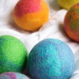 Galaxy Tie Dye Eco Wool Dryer Balls - Hippie - Friendsheep - 722698949125 - Sugar River Shoppe - 