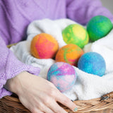 Galaxy Tie Dye Eco Wool Dryer Balls - Hippie - Friendsheep - 722698949125 - Sugar River Shoppe - 