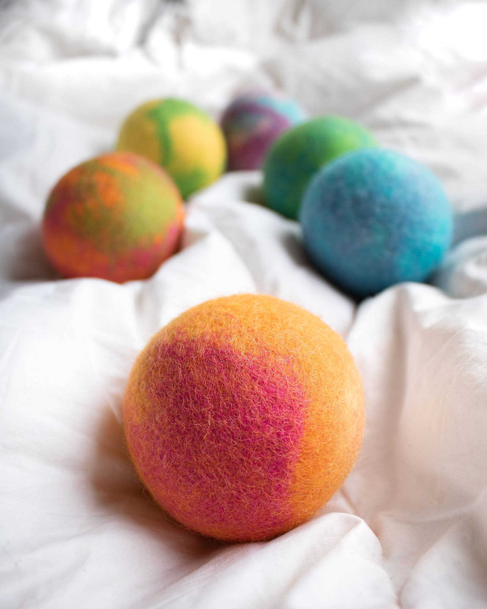 Galaxy Tie Dye Eco Wool Dryer Balls - Hippie - Friendsheep - 722698949125 - Sugar River Shoppe - 