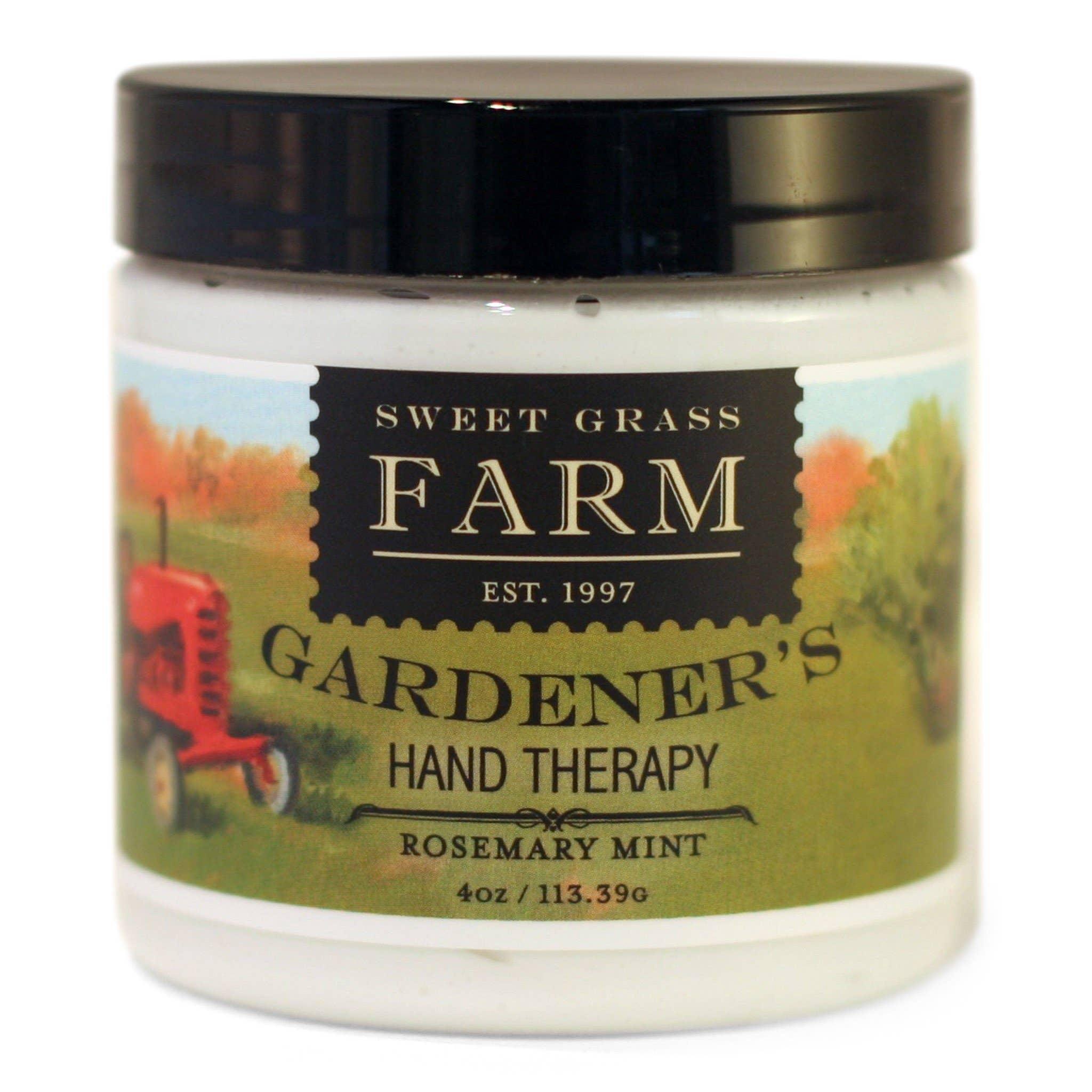 Gardener's Natural Hand Therapy Cream - Sweet Grass Farm - 836073070042 - Sugar River Shoppe - 