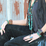 Genuine Labradorite Ring set in Antique Copper - The Jewelry Junkie - 788927620661 - Sugar River Shoppe - 