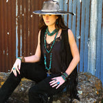 Genuine Labradorite Ring set in Antique Copper - The Jewelry Junkie - 788927620661 - Sugar River Shoppe - 