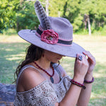 Genuine Rose Quartz Ring in a Copper Setting - The Jewelry Junkie - 676327719125 - Sugar River Shoppe - 