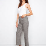 Gingham Cropped Linen Blend Pants - Charlie B - 690178714184 - Sugar River Shoppe - 