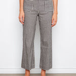 Gingham Cropped Linen Blend Pants - Charlie B - 690178714184 - Sugar River Shoppe - 