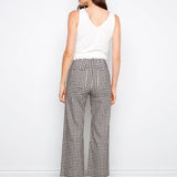 Gingham Cropped Linen Blend Pants - Charlie B - 690178714184 - Sugar River Shoppe - 