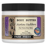 Goat Milk Body Butter | Nourishing Moisturizer for Dry Skin | Natural Skincare - Windrift Hill Goat Milk Skincare - 804551436512 - Sugar River Shoppe - 