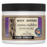 Goat Milk Body Butter | Nourishing Moisturizer for Dry Skin | Natural Skincare - Windrift Hill Goat Milk Skincare - 804551436512 - Sugar River Shoppe - 