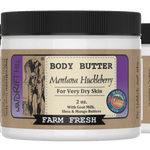 Goat Milk Body Butter | Nourishing Moisturizer for Dry Skin | Natural Skincare - Windrift Hill Goat Milk Skincare - 804551436512 - Sugar River Shoppe - 