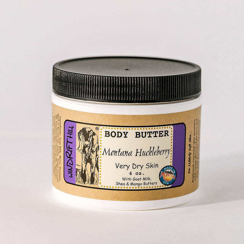 Goat Milk Body Butter - Nourishing, Moisturizing, Handmade Skin & Body Cream - Windrift Hill Goat Milk Skincare - 804551436161 - Sugar River Shoppe - 