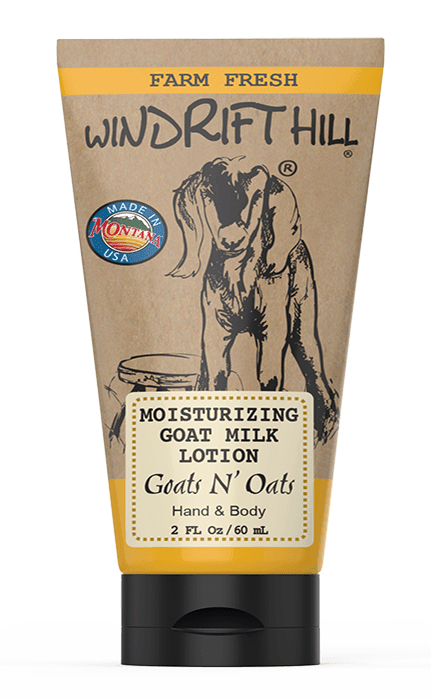Goat Milk Body Lotion — 2oz Travel - Windrift Hill Goat Milk Skincare - 804551436383 - Sugar River Shoppe - 