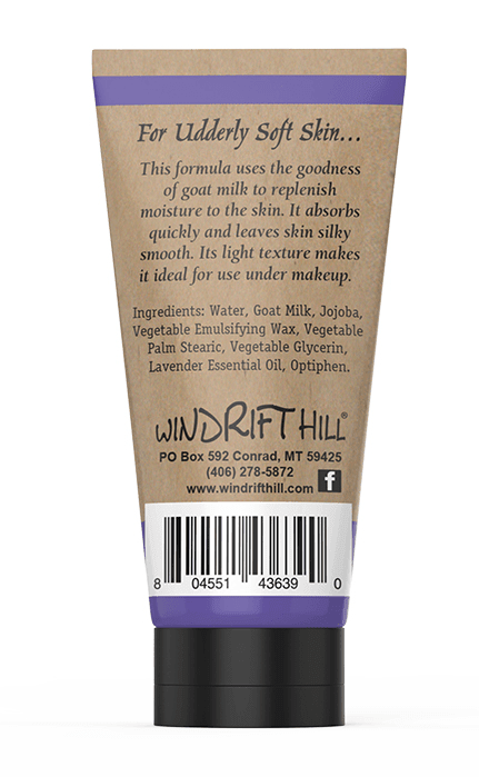 Goat Milk Body Lotion — 2oz Travel - Windrift Hill Goat Milk Skincare - 804551436406 - Sugar River Shoppe - 