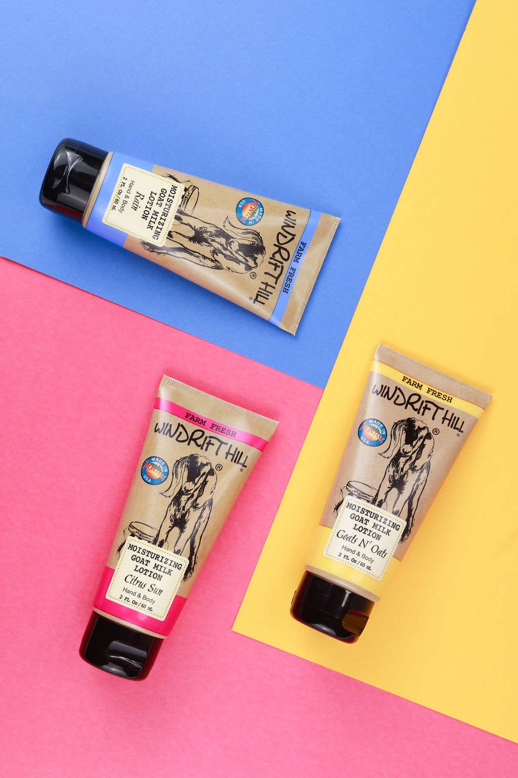 Goat Milk Body Lotion — 2oz Travel - Windrift Hill Goat Milk Skincare - 804551436413 - Sugar River Shoppe - 