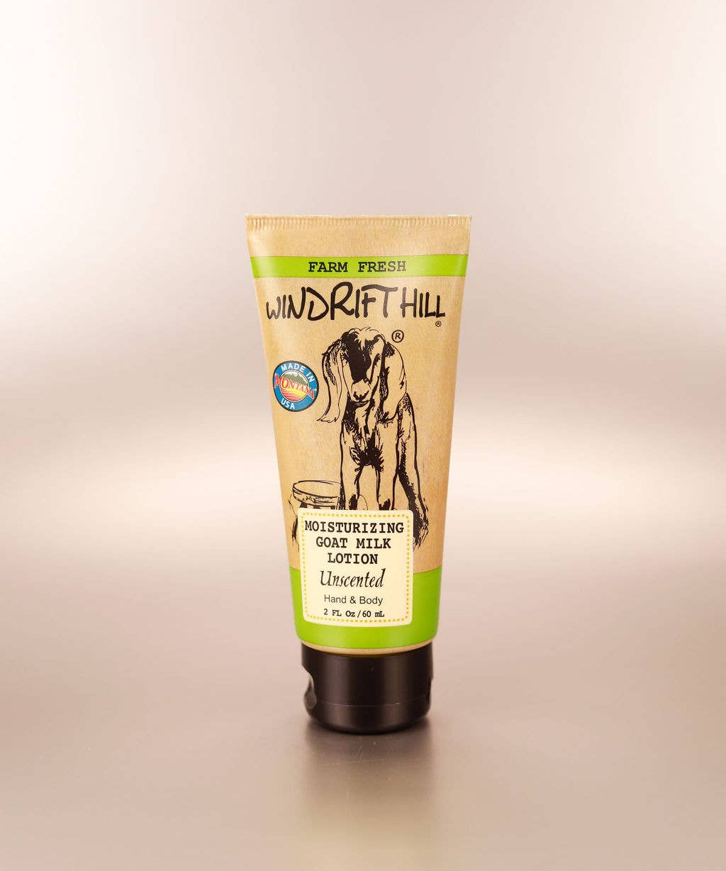 Goat Milk Body Lotion — 2oz Travel - Windrift Hill Goat Milk Skincare - 804551436437 - Sugar River Shoppe - 