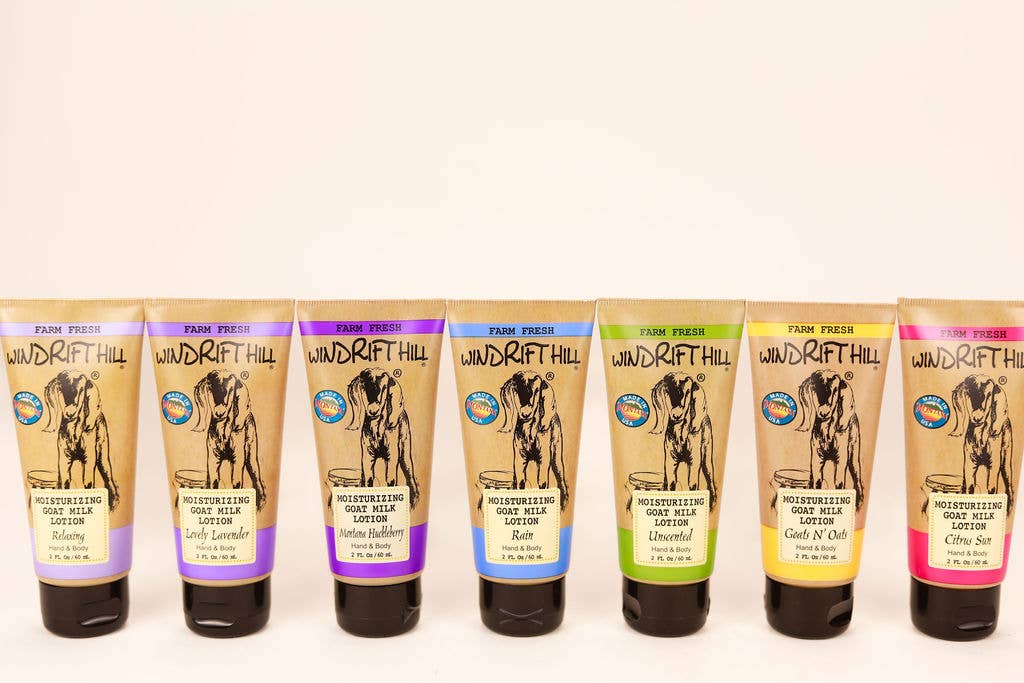 Goat Milk Body Lotion — 2oz Travel - Windrift Hill Goat Milk Skincare - 804551436437 - Sugar River Shoppe - 