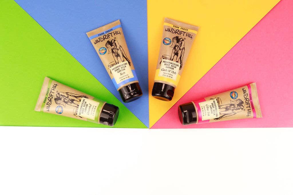 Goat Milk Body Lotion — 2oz Travel - Windrift Hill Goat Milk Skincare - 804551436437 - Sugar River Shoppe - 