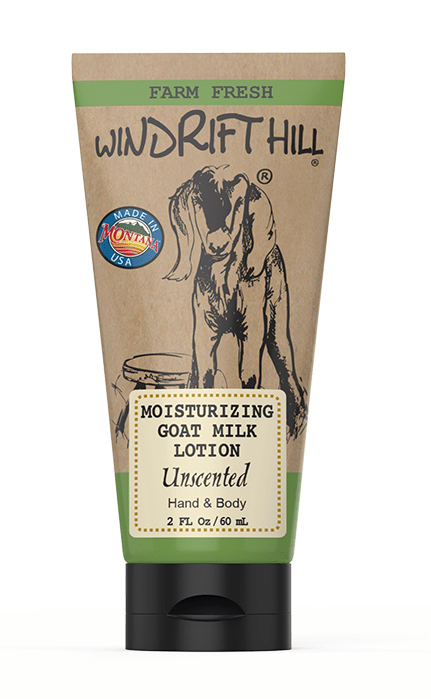 Goat Milk Body Lotion — 2oz Travel - Windrift Hill Goat Milk Skincare - 804551436437 - Sugar River Shoppe - 