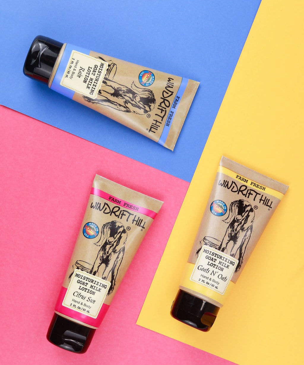 Goat Milk Body Lotion — 2oz Travel - Windrift Hill Goat Milk Skincare - 804551436697 - Sugar River Shoppe - 