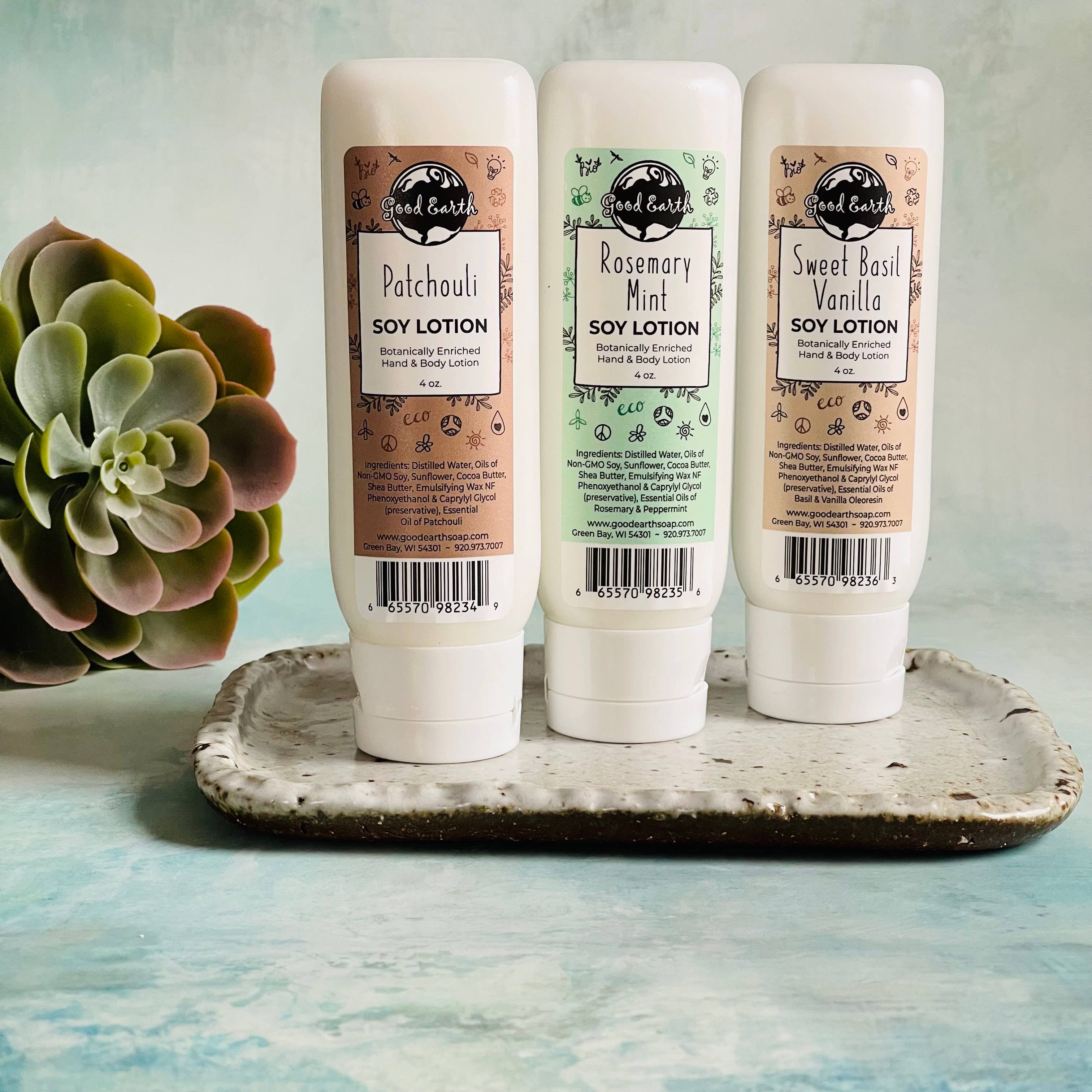 Hand and Body Lotion: Sweet Basil Vanilla - Sugar River Shoppe
