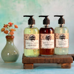Happy Hands Liquid Soap: Glass - Sweet Basil Vanilla - Sugar River Shoppe