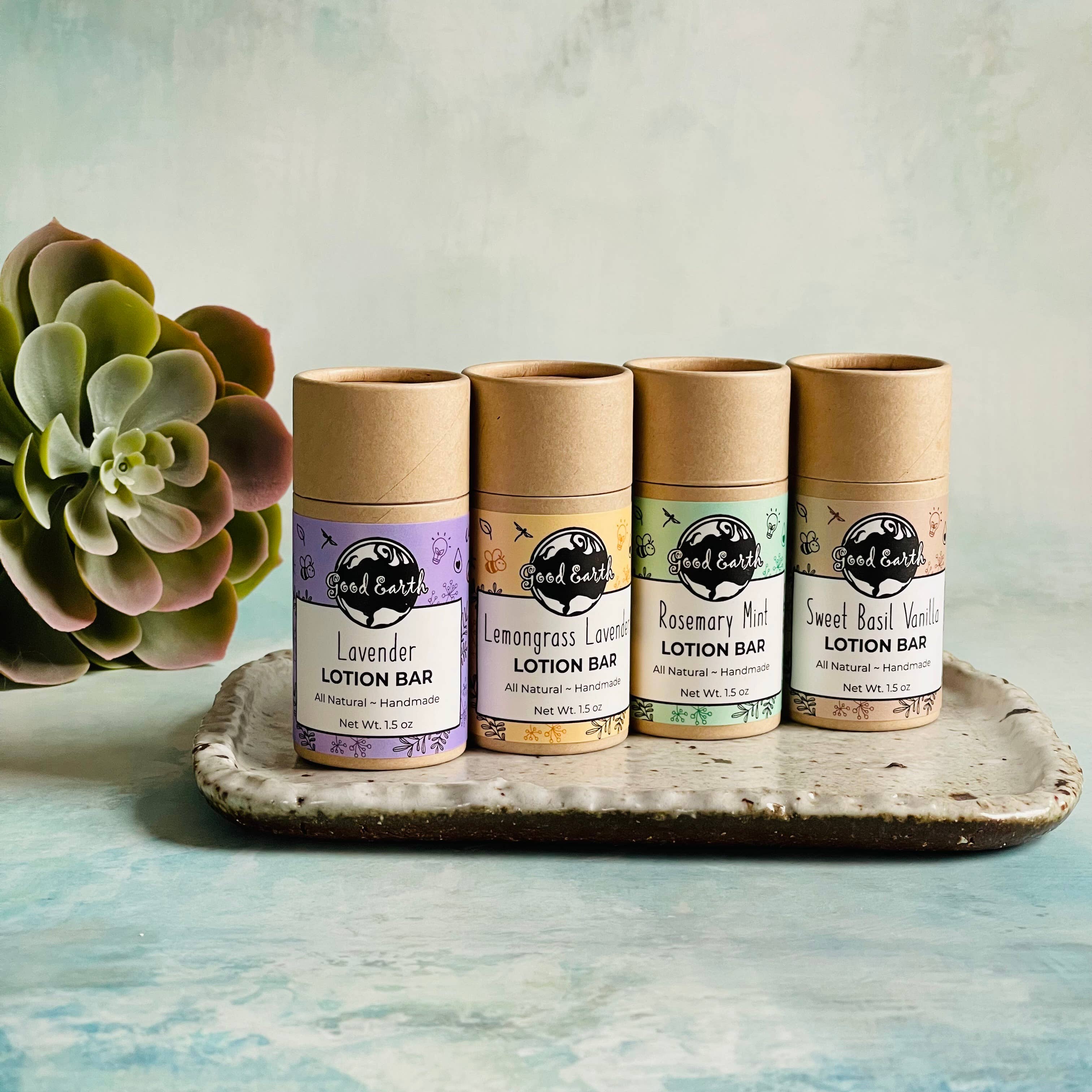 Lotion Bar - Eco-friendly: Sweet Basil Vanilla - Sugar River Shoppe