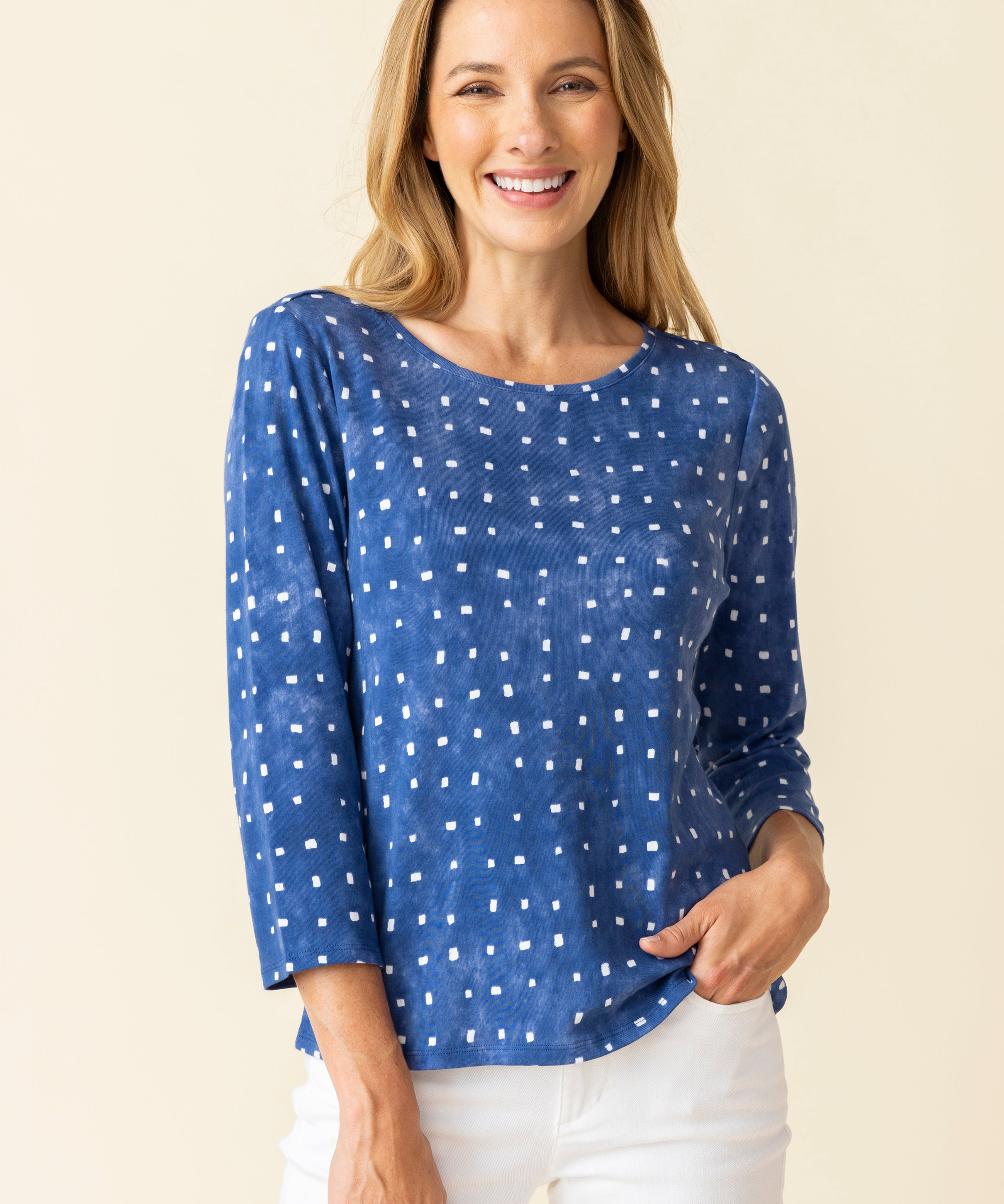 Cozy Rib Tile Everyday Tee - Sugar River Shoppe