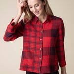 Gone Girl Plaid Mixed Shirt - Sugar River Shoppe
