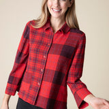 Gone Girl Plaid Mixed Shirt - Sugar River Shoppe