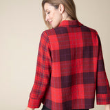 Gone Girl Plaid Mixed Shirt - Sugar River Shoppe