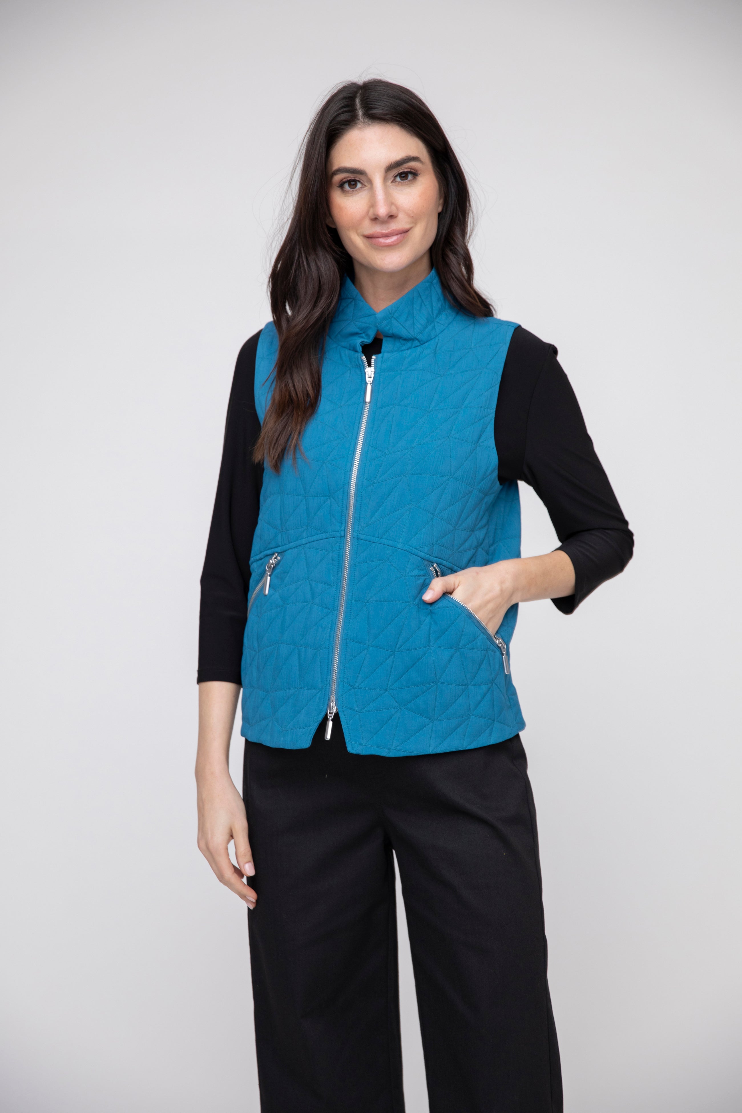 Kaleidoscope Quilt City Vest - Sugar River Shoppe