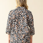 Linen Circle Hidden Placket Big Shirt - Sugar River Shoppe