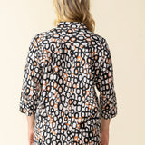 Linen Circle Hidden Placket Big Shirt - Sugar River Shoppe