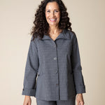 Power Stretch Modern Geo Easy Swing Jacket - Sugar River Shoppe