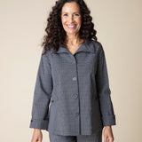 Power Stretch Modern Geo Easy Swing Jacket - Sugar River Shoppe