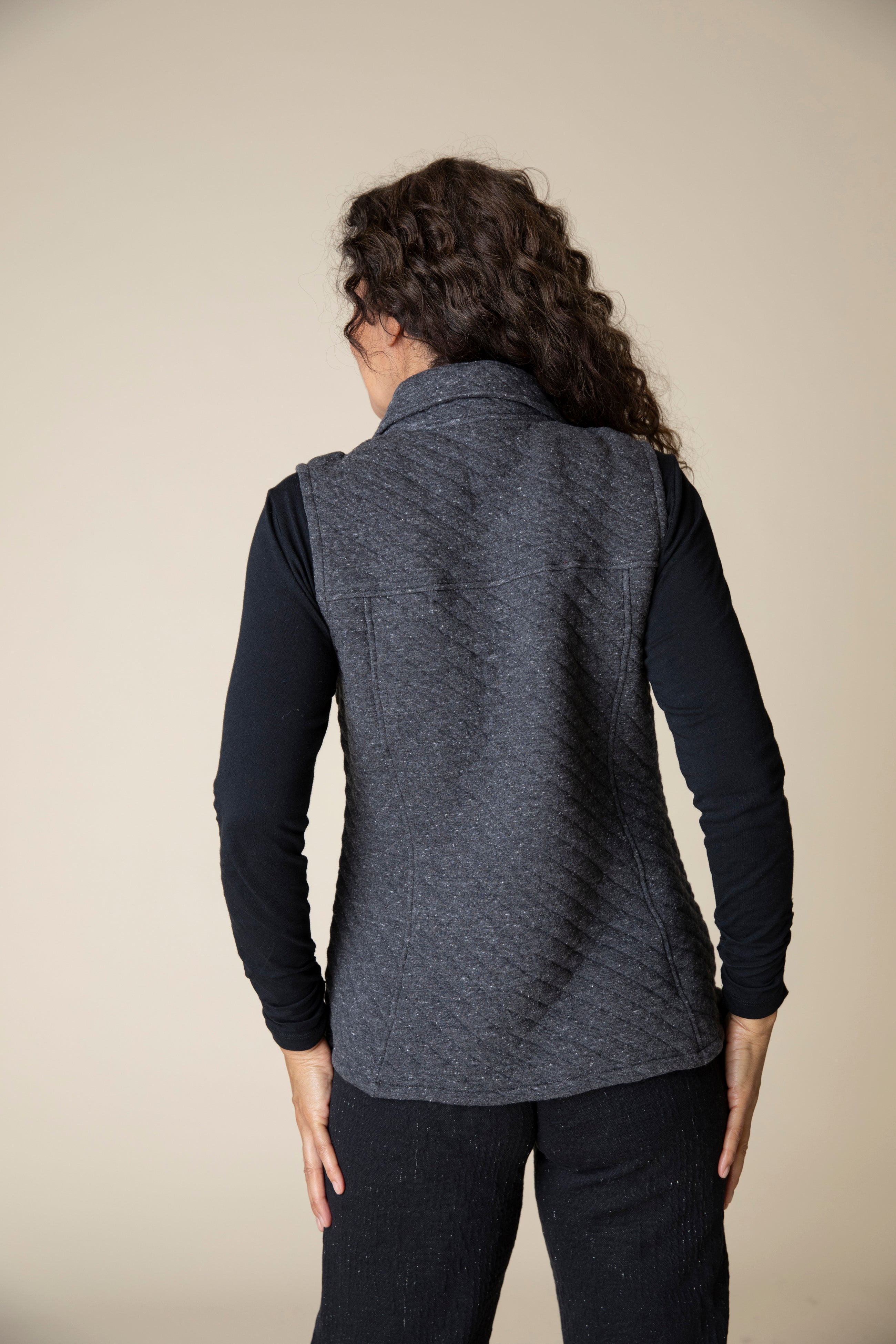 Quilted Knit Vest - Sugar River Shoppe