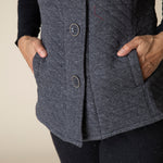 Quilted Knit Vest - Sugar River Shoppe