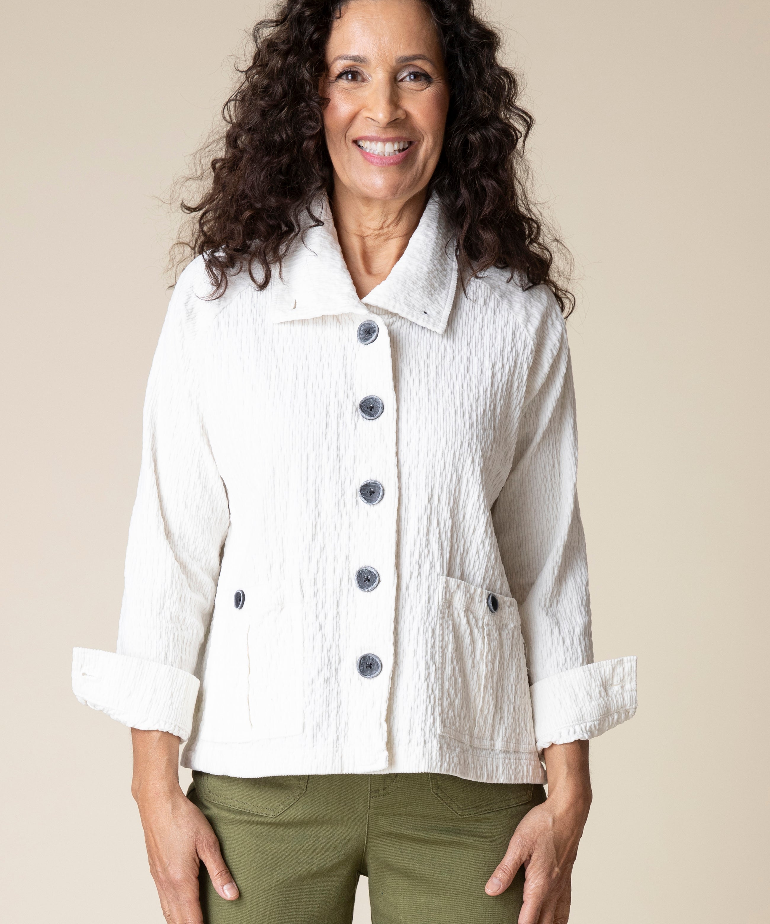 Rustic Stretch Corduroy Cargo Jacket - Sugar River Shoppe