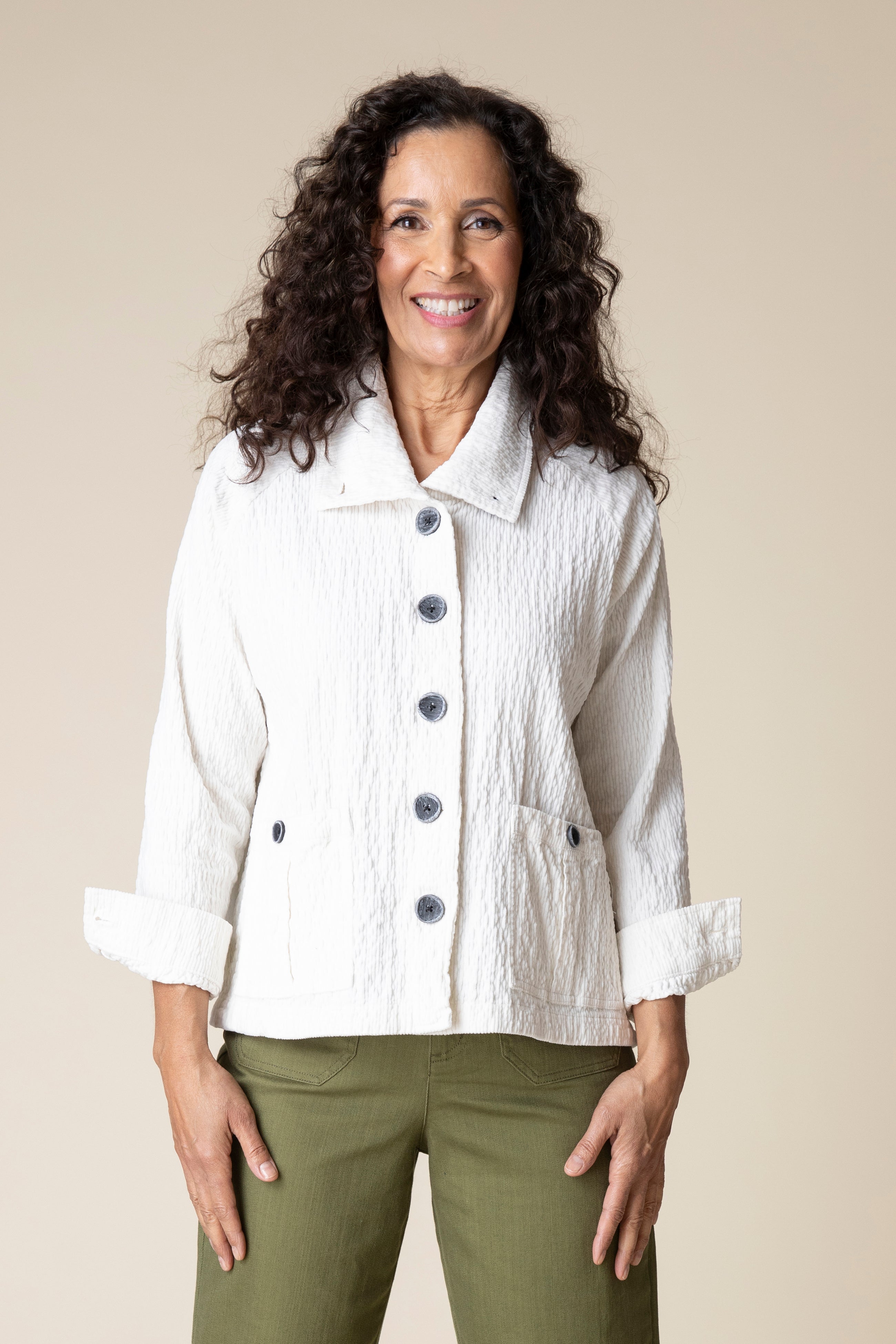 Rustic Stretch Corduroy Cargo Jacket - Sugar River Shoppe