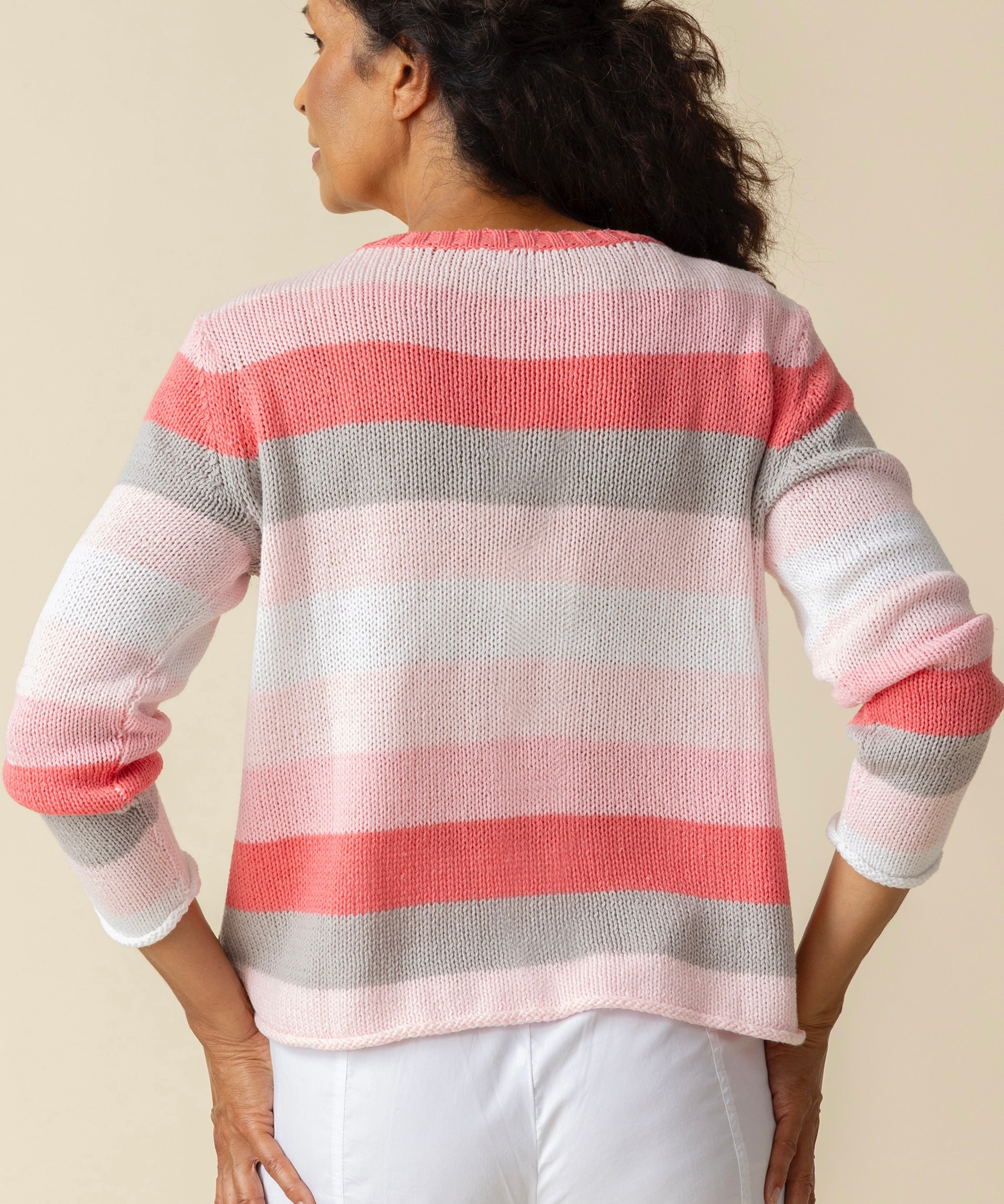 Seaside Stripe Pullover - Sugar River Shoppe