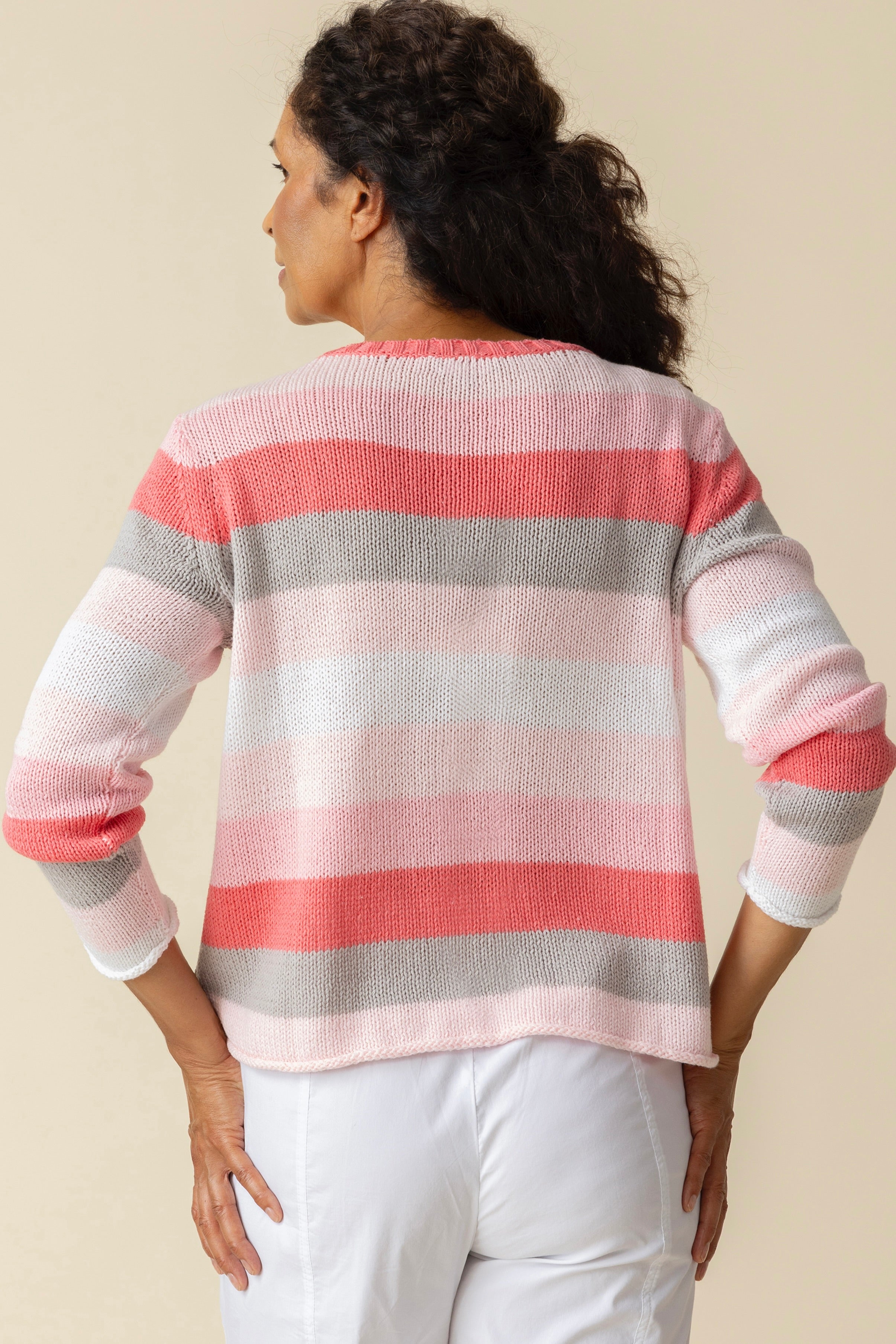 Seaside Stripe Pullover - Sugar River Shoppe