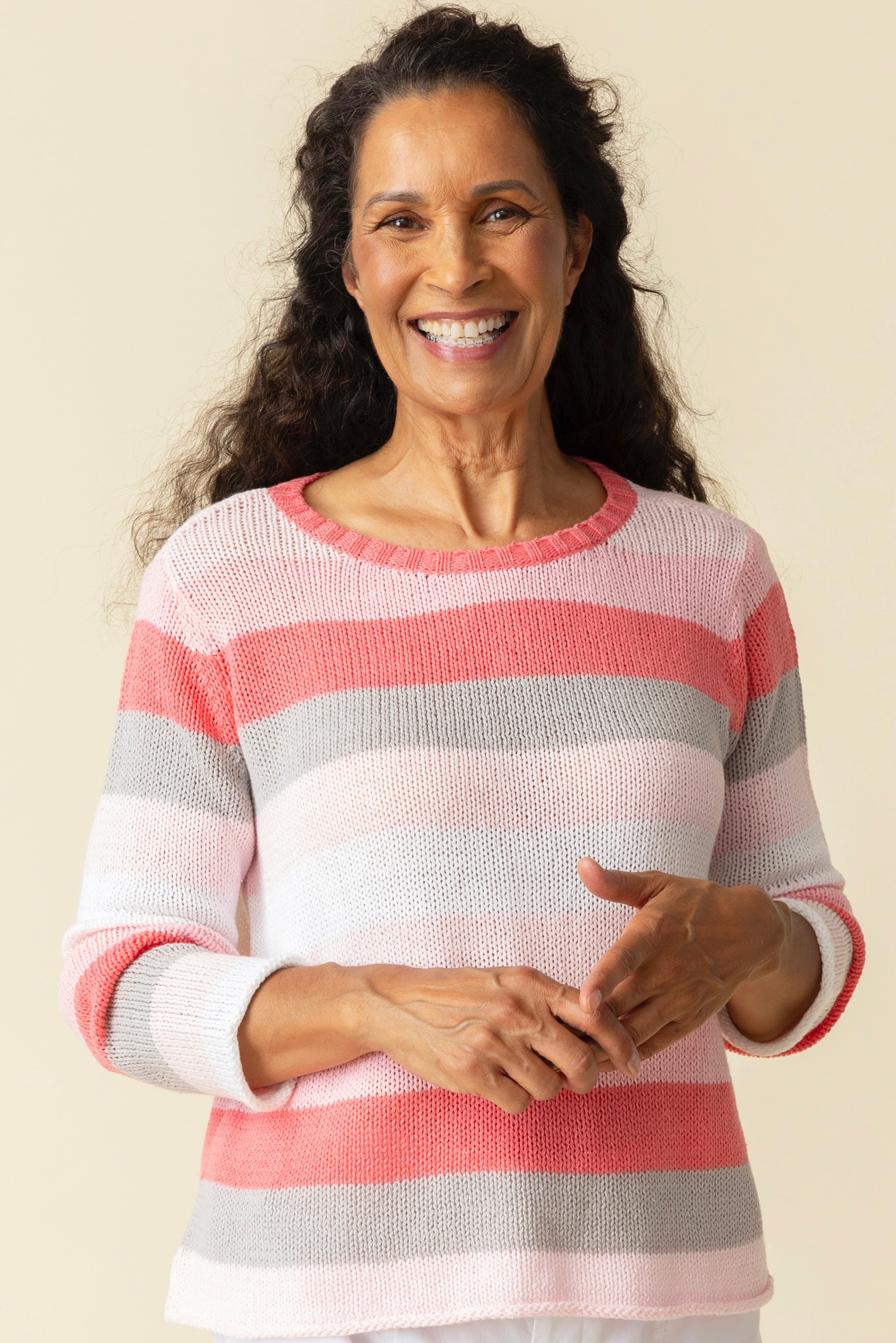 Seaside Stripe Pullover - Sugar River Shoppe