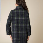 Speckle Knit Plaid Car Coat - Sugar River Shoppe
